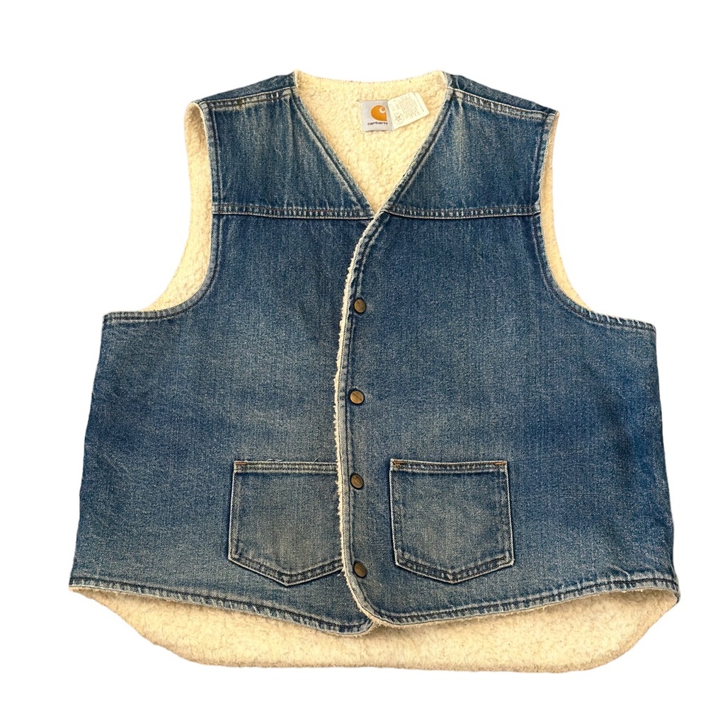Vintage Carhartt Jean Vest